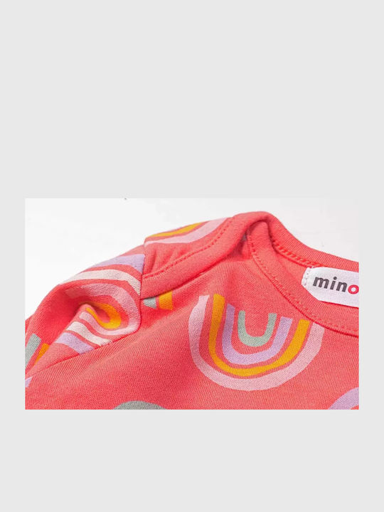 Minoti Mehrfarbige Baby-Body Set 4 Stück