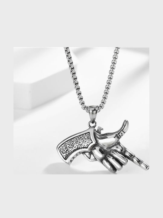 Hand Revolver Κολιέ