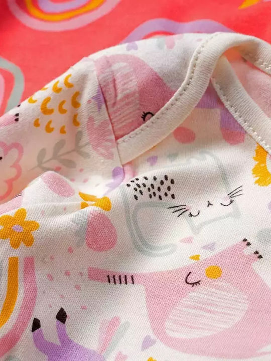 Minoti Mehrfarbige Baby-Body Set 4 Stück
