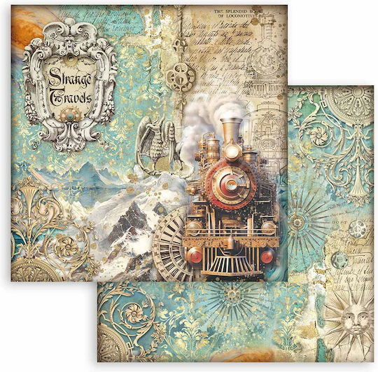 Stamperia Sir Vagabond Листа Scrapbooking 170гр/кв.м 10 листове 10бр