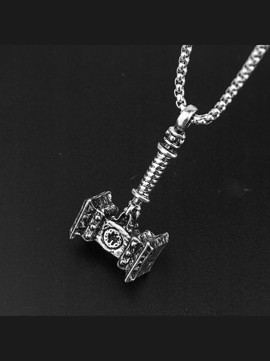 Nordic Viking Hammer Κολιέ