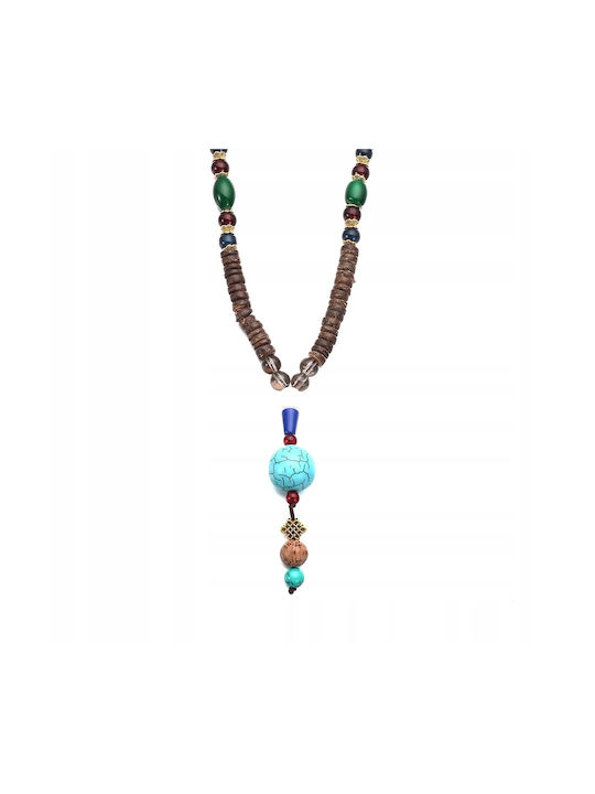 Nepal Buddha Mala Colier cu Perle