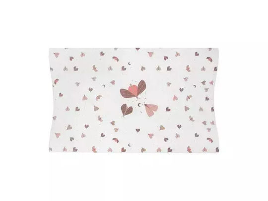 Bebejou Weiche Wickelauflage aus Stoff Pink 72x44cm
