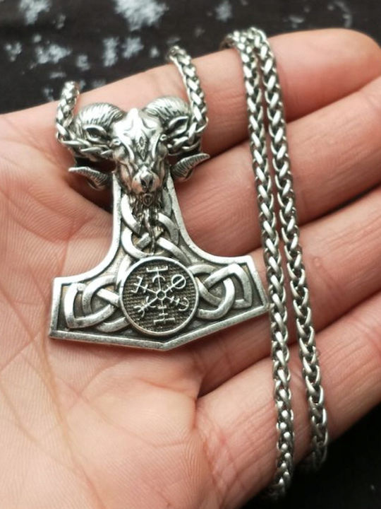 Aries Hammer Κολιέ από Ασήμι