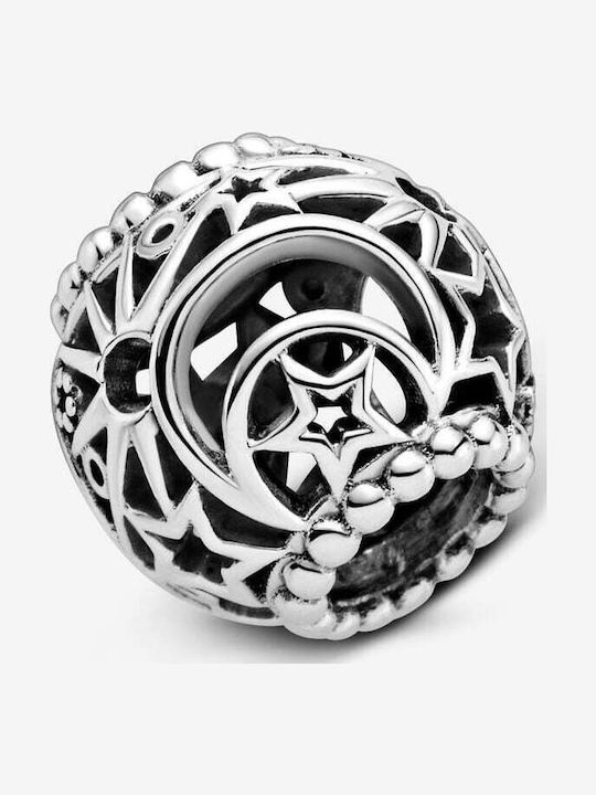 Pandora Openwork Sun, Stars & Moon Charm από Ασήμι