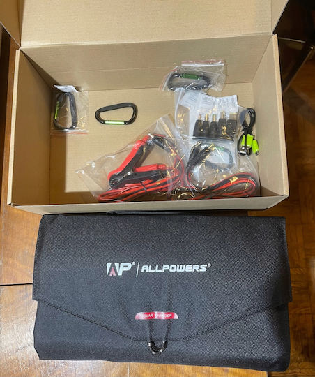 Allpowers Ηλιακό Panel Φορτιστής 100W με USB Output (Φορητών Συσκευών)