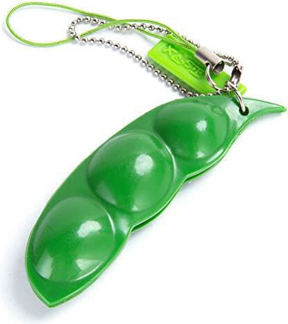 Anti-stress Squishy Keychain Silicone 2τμχ Green