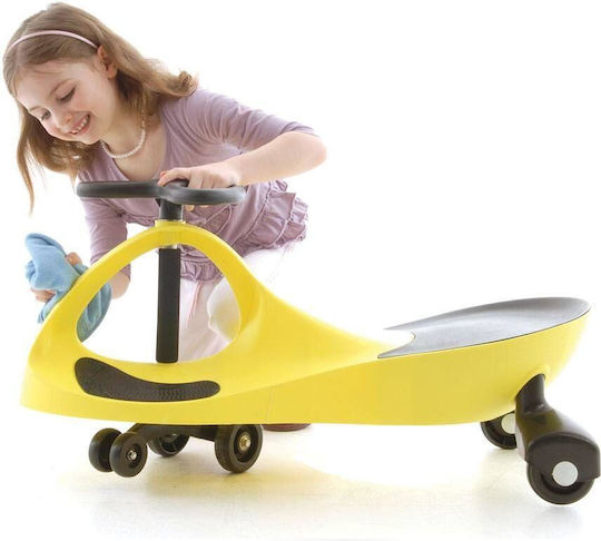 Eco Car Swing 1989 Μονοθέσιο Κίτρινο για 3+ Ετών
