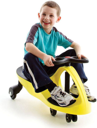 Eco Car Swing 1989 Μονοθέσιο Κίτρινο για 3+ Ετών
