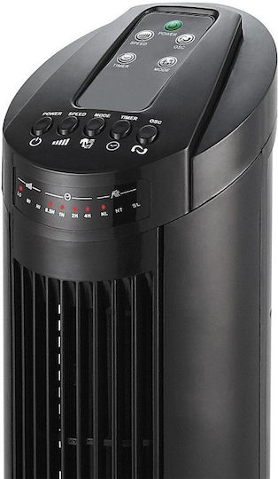 Klausberg Ventilator Turm 45W mit Fernbedienung Schwarze