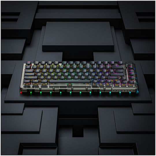 Yenkee YKB 30 Odyssey Gaming Μηχανικό Πληκτρολόγιο με Gateron G-Pro Red διακόπτες και RGB φωτισμό (Αγγλικό US)