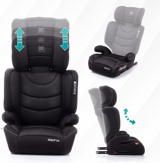 Babyauto Jet Fix Детско Столче за Кола с Isofix Сив