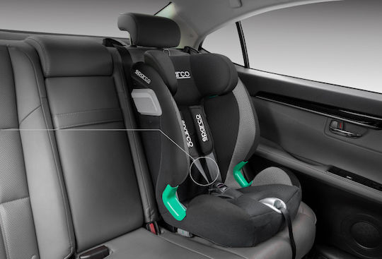 Sparco SK5000I Καθισματάκι Αυτοκινήτου i-Size με Isofix Grey 9-36 kg