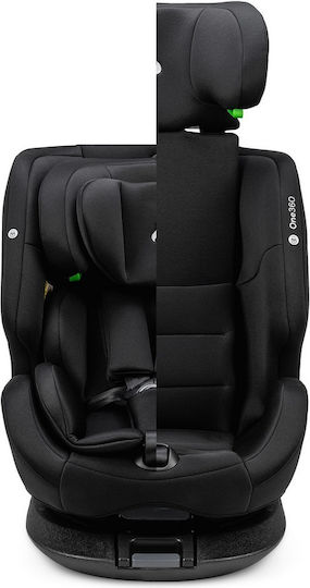One 360° S Car Seat i-Size with Isofix All Black 0-36 kg