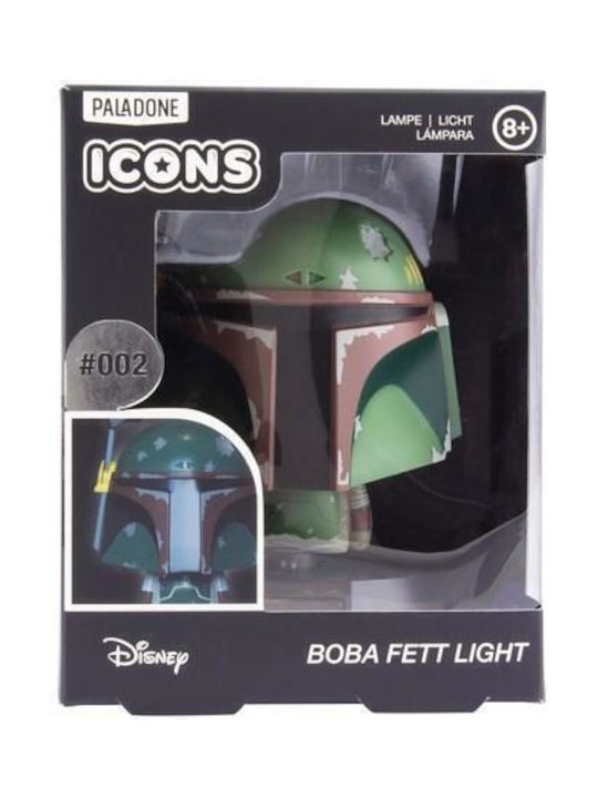 Paladone Детско Декоративно Осветление Boba Fett Icon Light Зелен 10εκ.