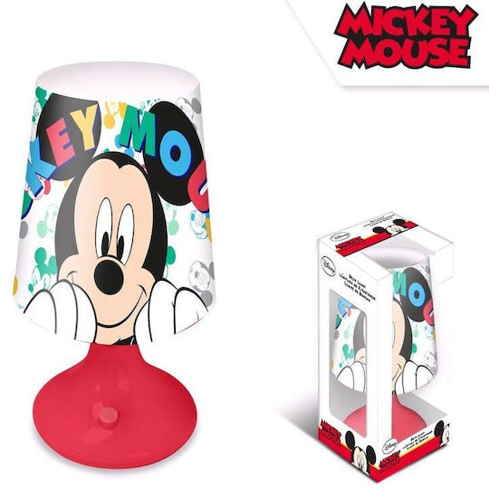 Disney Led Παιδικό Φωτιστικό Πορτατίφ Mickey Mini Πολύχρωμο 9x9x18εκ.