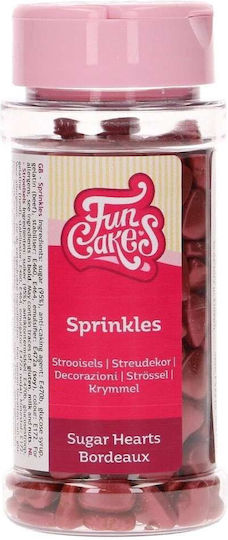 Fun Cakes Decorative Sprinkles Hearts Purple 80gr F52210