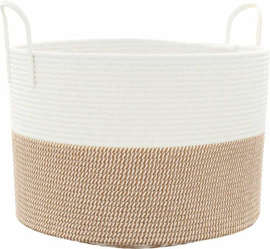 vidaXL Καλάθι Αποθήκευσης Υφασμάτινο Καφέ 51x51x33cm vidaXL Καλάθι Αποθήκευσης Υφασμάτινο Καφέ 51x51x33cm