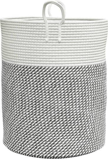 vidaXL Storage Basket Fabric Gray 38x38x46cm 1pcs