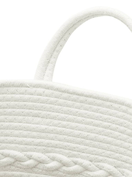 vidaXL Storage Basket Fabric Gray 43x43x38cm 1pcs