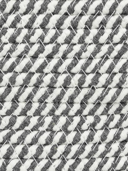 vidaXL Storage Basket Fabric Gray 43x43x38cm 1pcs