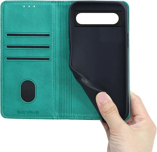 Sonique Wallet Δερματίνης / Πλαστικό / Σιλικόνης Τιρκουάζ (Google Pixel 8 Pro)