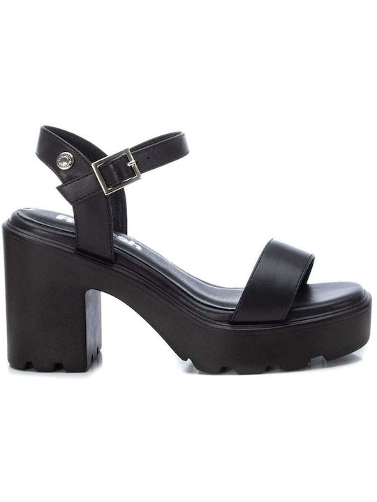 Refresh Women's Sandals Negru with High Heel