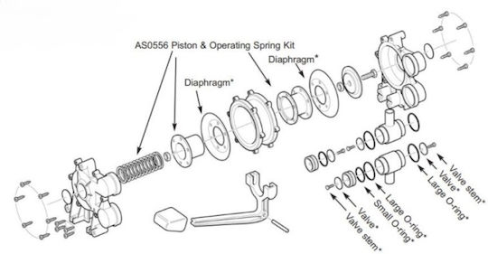 Whale Marine Bootswasserpumpenersatz Gusher Galley Mk.3 - Wasserpumpe