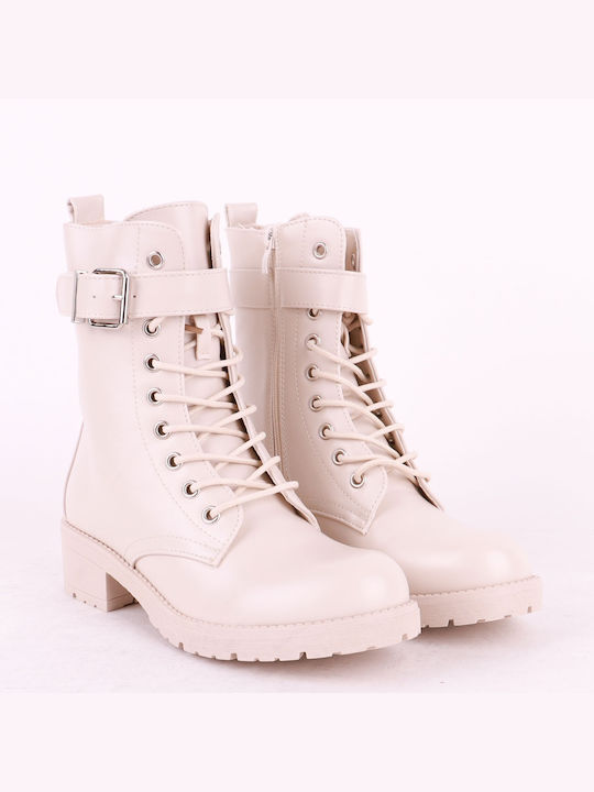 Alta Moda Damen Knöchelstiefel Beige