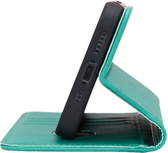 Sonique Vintage Magnet Wallet Synthetic Leather / Plastic / Silicone Turquoise (Redmi A1 / A2)