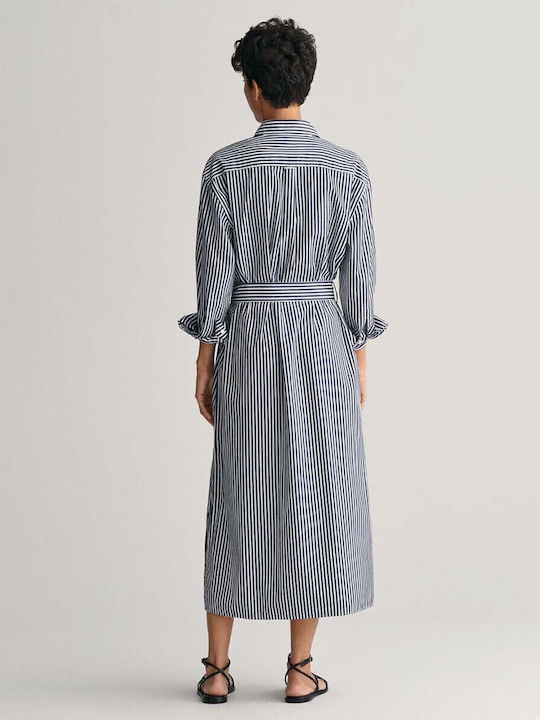 Gant Maxi Shirt Dress Dress Blue