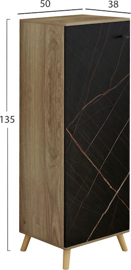 Holz Schuhschrank Alvaro 50x38x135cm