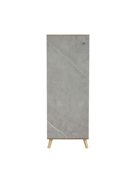Ξύλινη Παπουτσοθήκη Alvaro 50x38x135cm