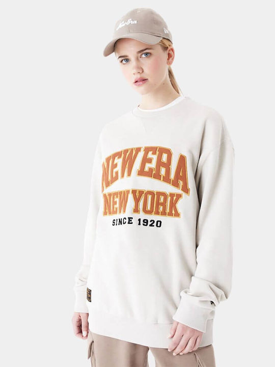 New Era Women's Sweatshirt Beige