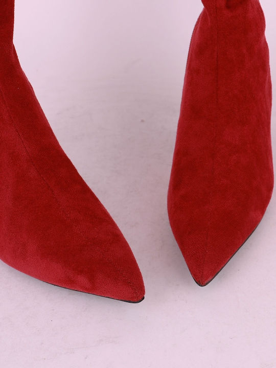 Damenstiefel Burgundisch