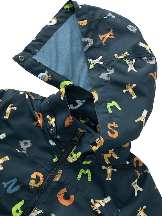 Kinder Freizeitjacke mit Kapuze Dark Blue