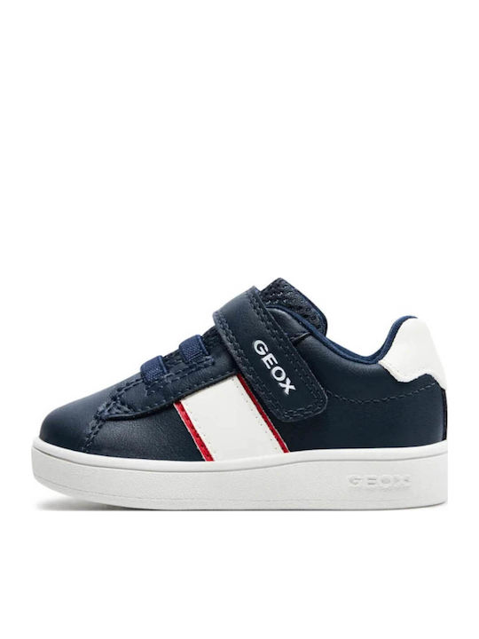 Eclyper Baby Παιδικά Sneakers Ανατομικά με Σκρατς Navy Μπλε