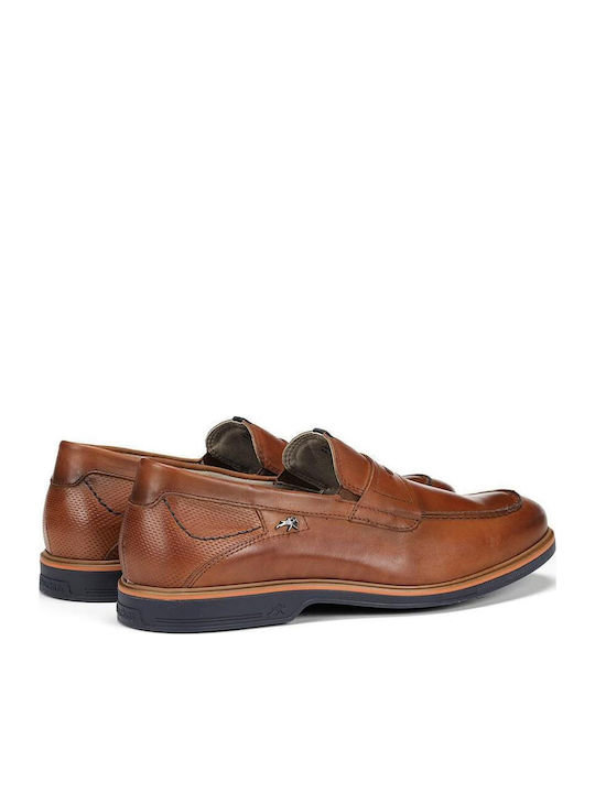 Δερμάτινα Ανδρικά Loafers σε Ταμπά Χρώμα