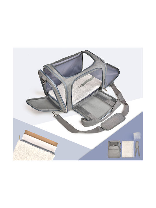 Cat Carrier Bag Gray