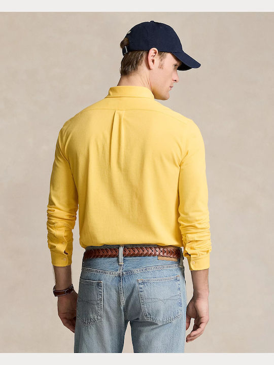 Long-sleeved Cotton Shirt Oasis Yellow