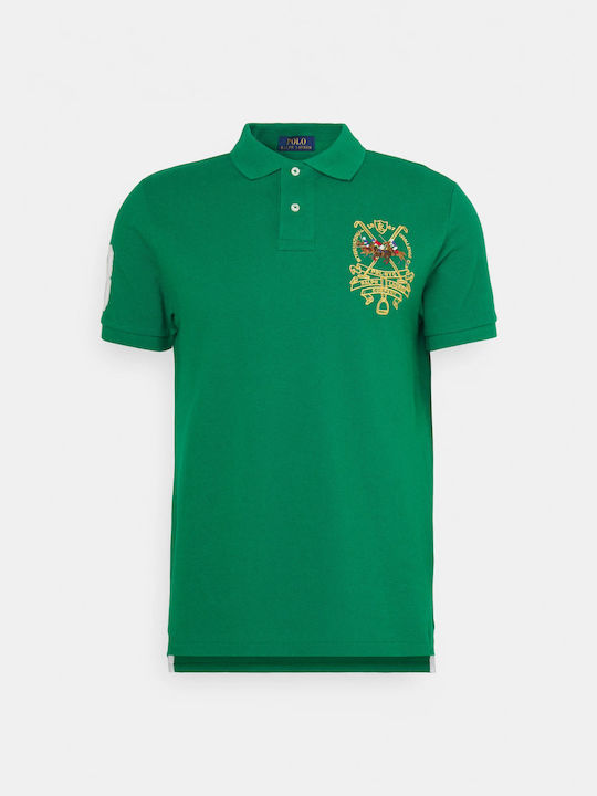 Ralph Lauren Men's Short Sleeve Blouse Polo Primary Green