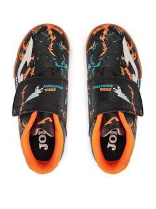 Kids Soccer Cleats & Shoes Megatron Turf Without Laces Black