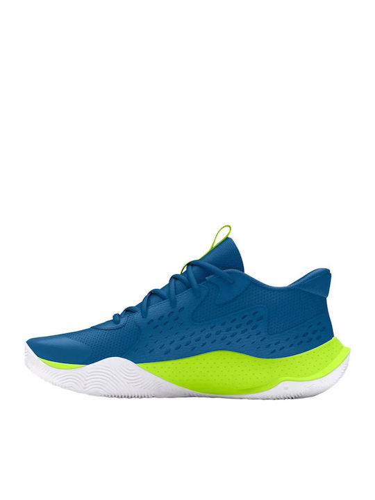 GS JET '23 Kids Sports Shoes Basketball with Laces Blue
