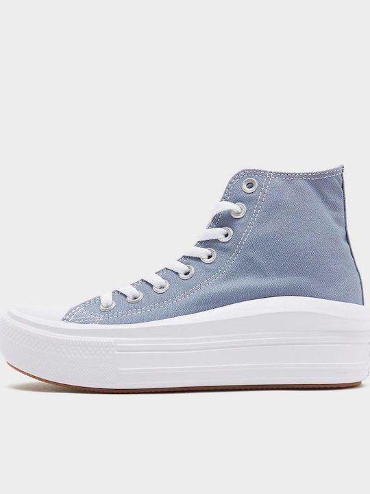 Chuck Taylor All Star Move Flatforms Boots Blue