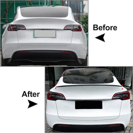 Carner Trunk Lid Spoiler made of Plastic SsangYong Subaru Suzuki Toyota Volkswagen Volvo Zastava Tesla Model Y 2020+ Lipspoiler