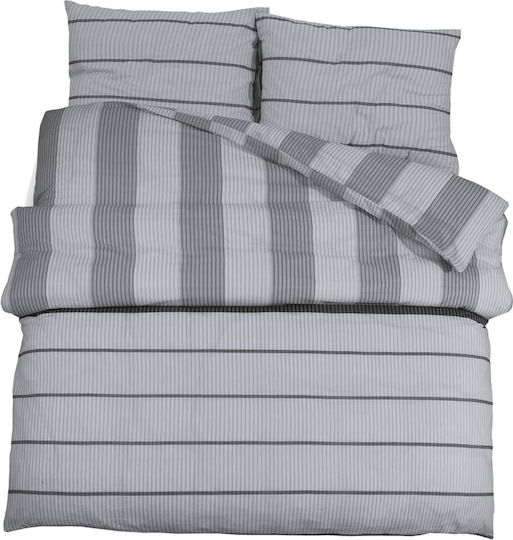 vidaXL Set King Size 260x220 Gri vidaXL Set King Size 260x220 Gri