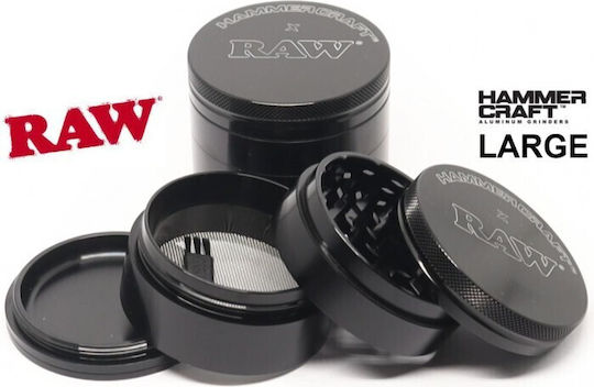 Raw Râșniță 63mm Negru