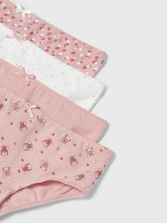 Mayoral Kids' Set with Briefs Pink 4pcs