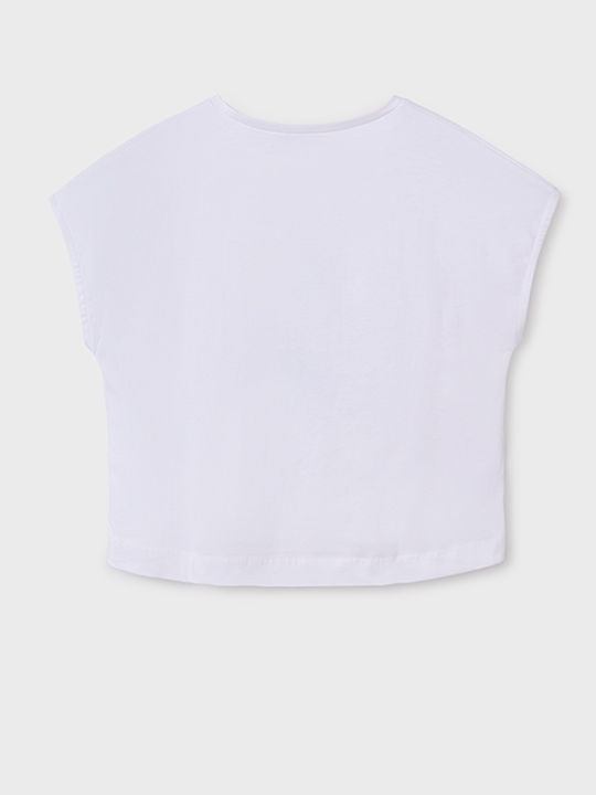 Mayoral Kinderoberteile Crop Top Weiß