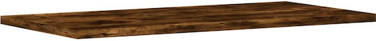 Rafturi De Perete Din Stejar Fumuriu (4 Bucăți) 60x20x1.5 Cm